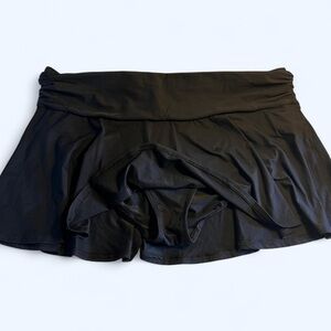 Lands' End Women's Black Swim Skirt 20W Plus